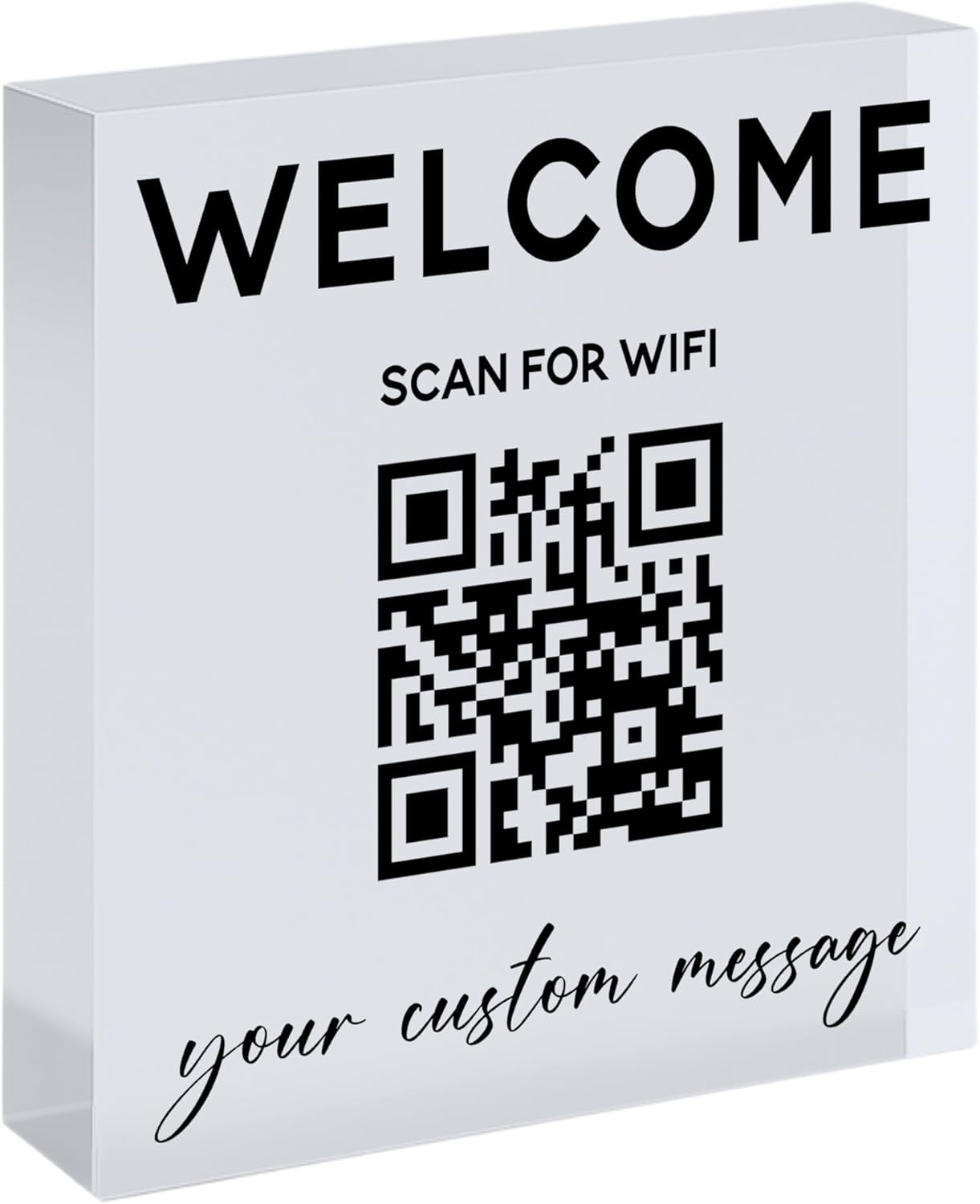 Wedding QR Code Acrylic Stand