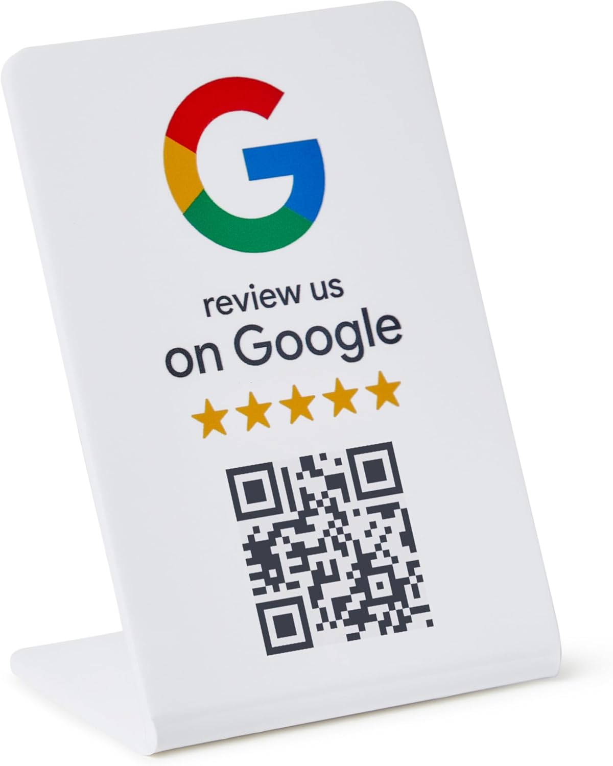 Google Reviews QR Code Stand